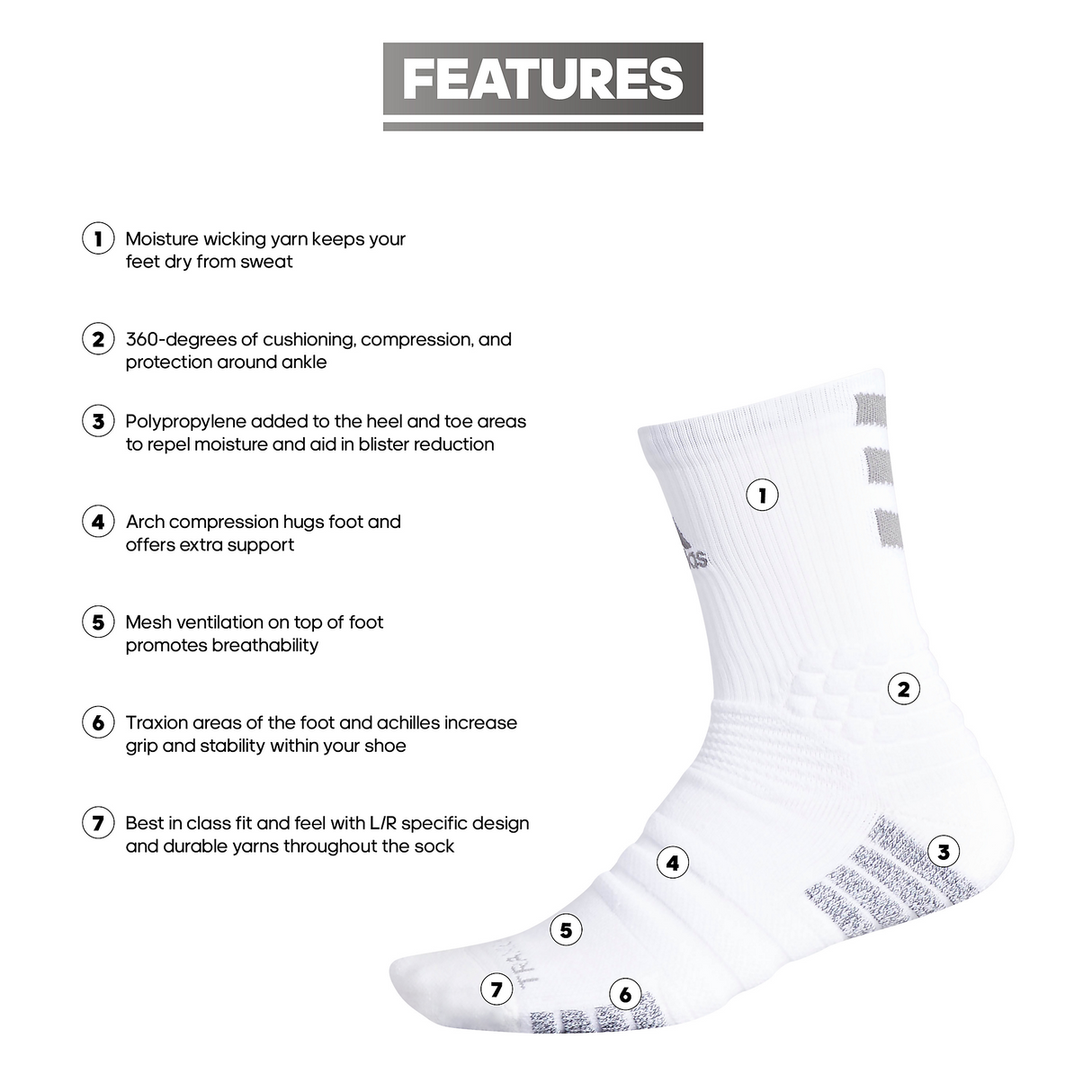 adidas Creator 365 Crew Socks-2