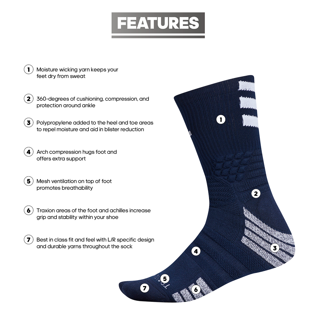 adidas Creator 365 Crew Socks-2