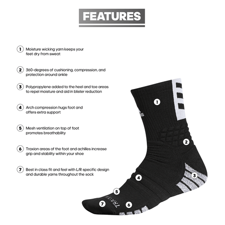 adidas Creator 365 Crew Socks Unisex Accessories Socks