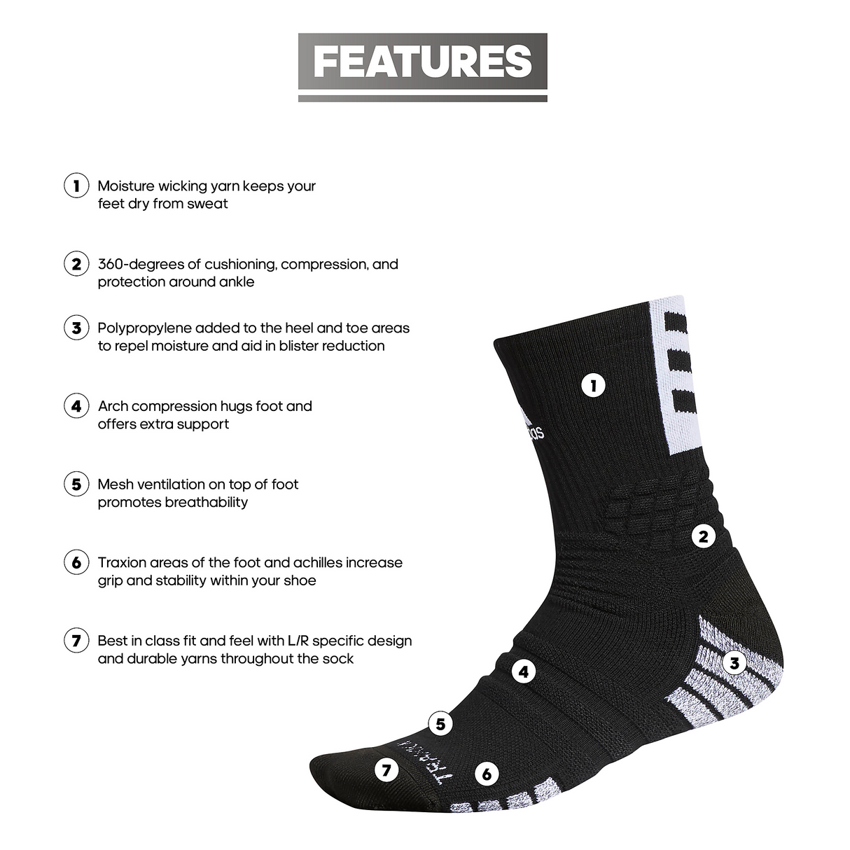 adidas Creator 365 Crew Socks-2