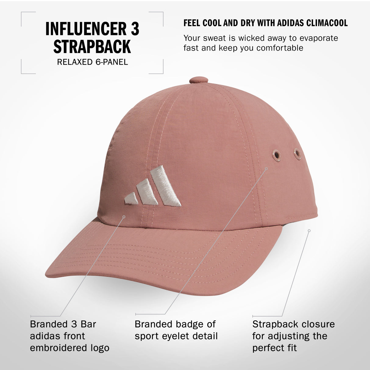 adidas Women's Influencer 3 Hat-2