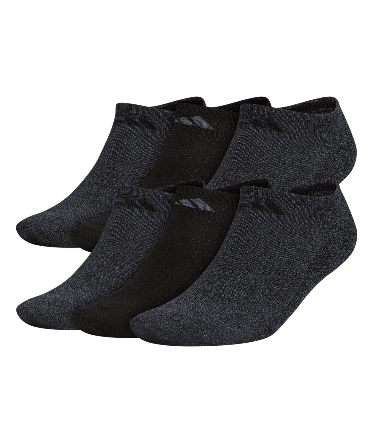 adidas Men's Athletic Cushioned No Show Socks 3 Pairs Unisex Accessories Socks