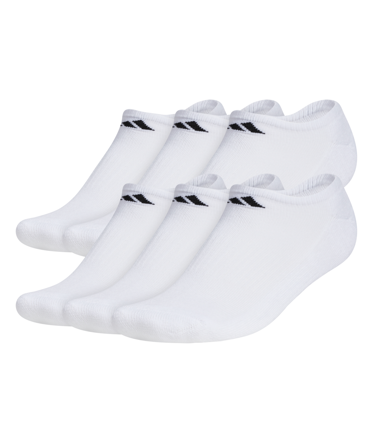 adidas Men's Athletic Cushioned No Show Socks (6 Pairs)-1