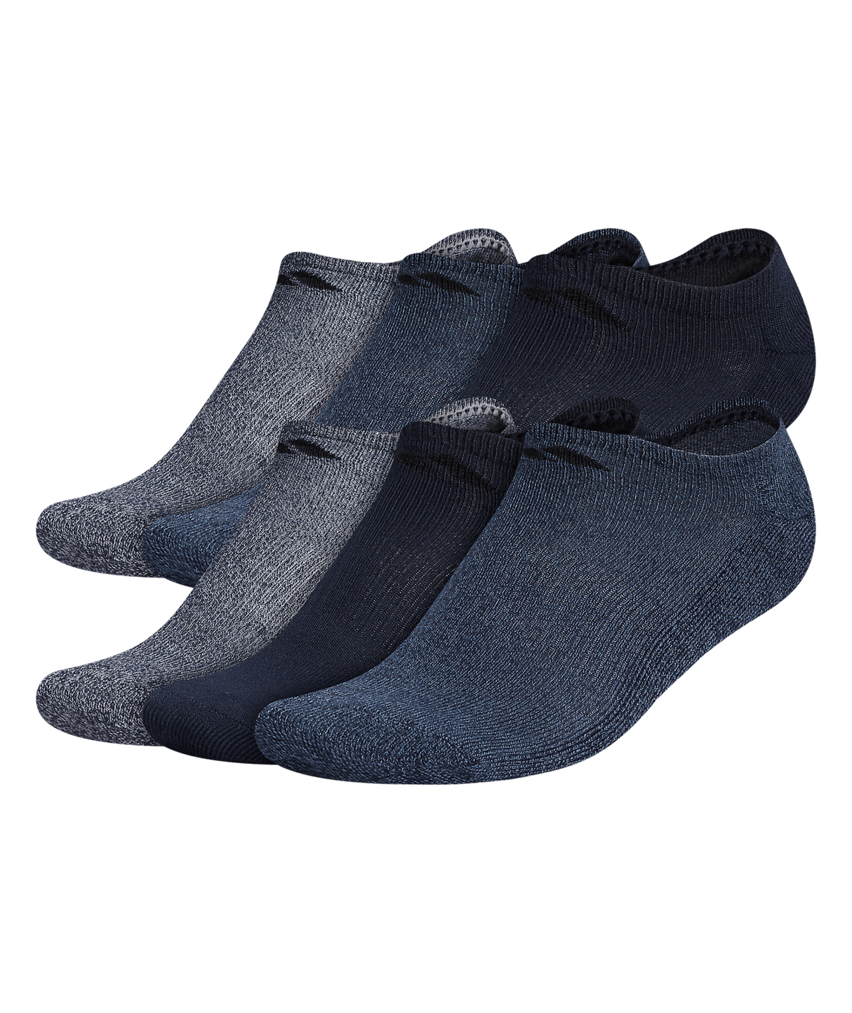 adidas Men's Athletic Cushioned No Show Socks 3 Pairs Unisex Accessories Socks