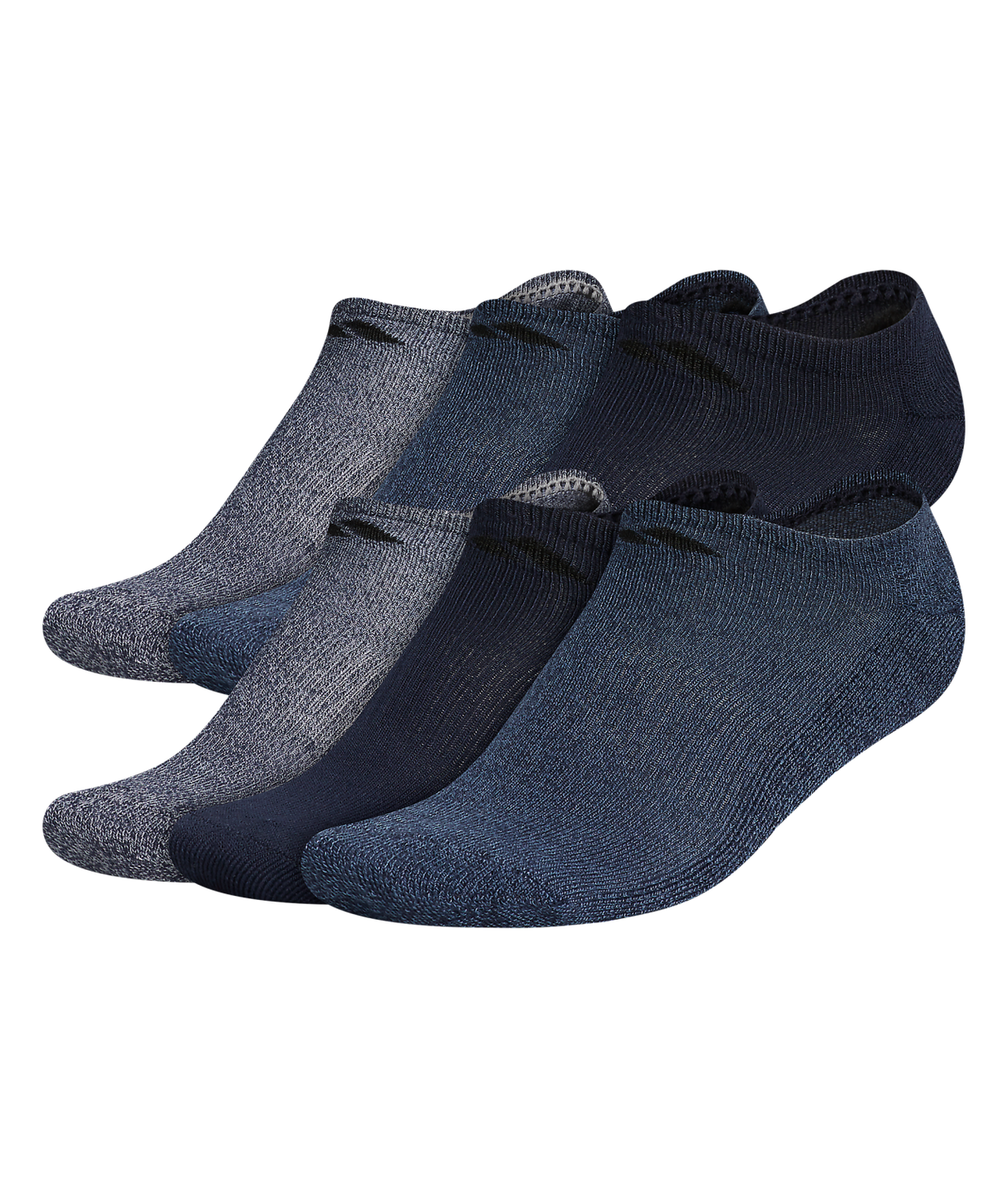 adidas Men's Athletic Cushioned No Show Socks (6 Pairs)-1