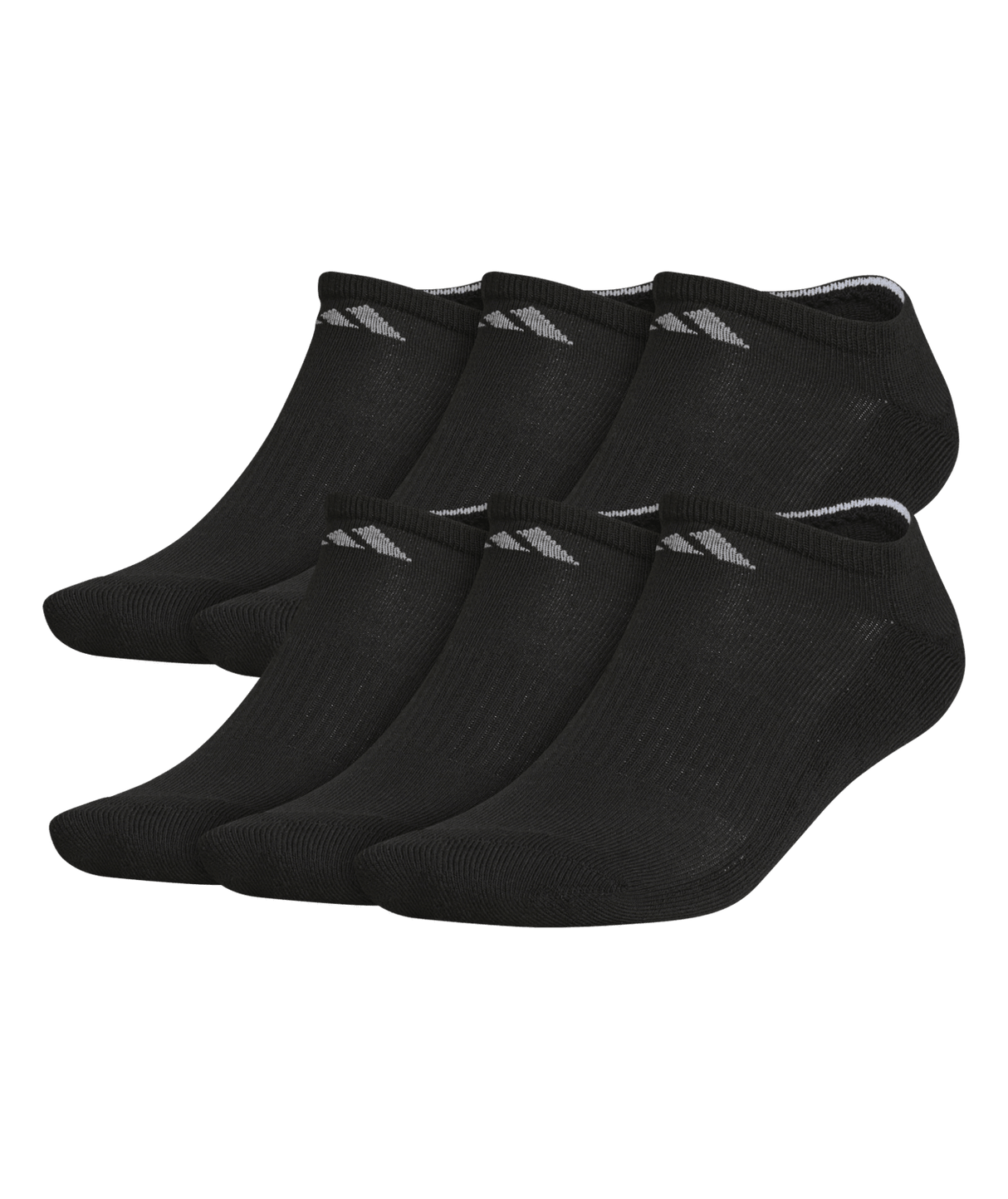 adidas Men's Athletic Cushioned No Show Socks 3 Pairs Unisex Accessories Socks