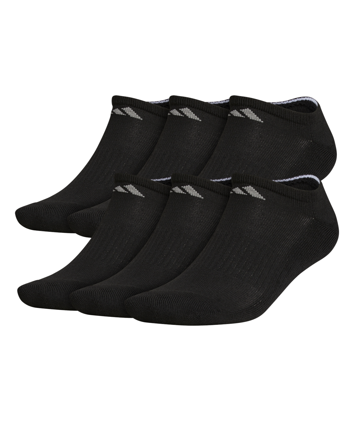 adidas Men's Athletic Cushioned No Show Socks (6 Pairs)-1