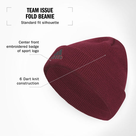 adidas Men's Team Issue Fold Beanie Unisex Accessories Hats & Caps