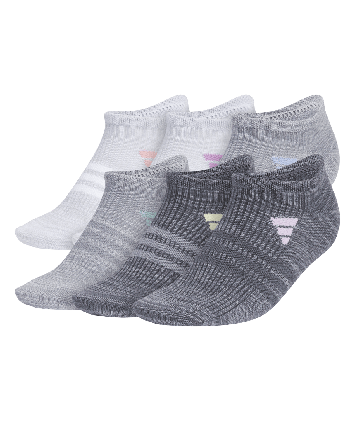adidas Women's Superlite 3.0 No Show Socks 6-pairs Unisex Accessories Socks