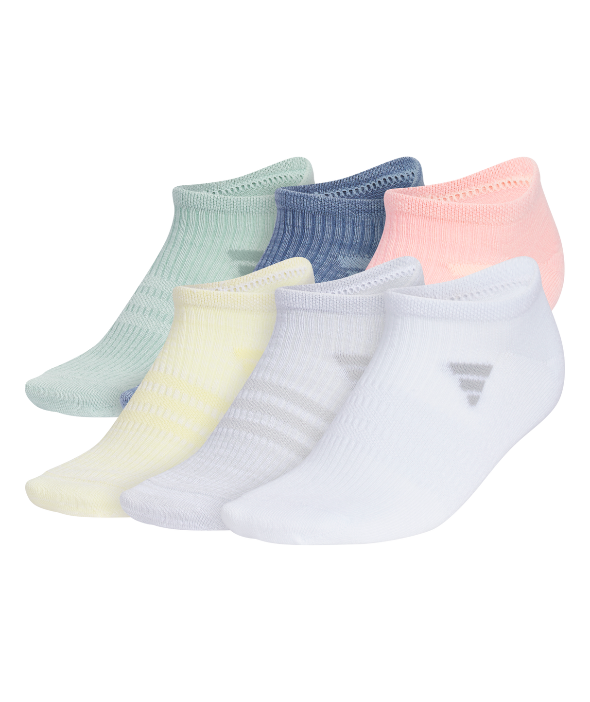 adidas Women's Superlite 3.0 No Show Socks (6-Pack)-1