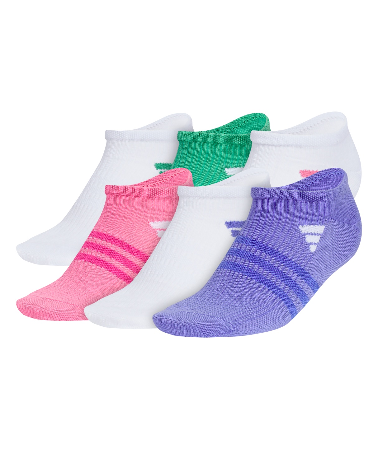 adidas Women's Superlite 3.0 No Show Socks (6-Pack)-1