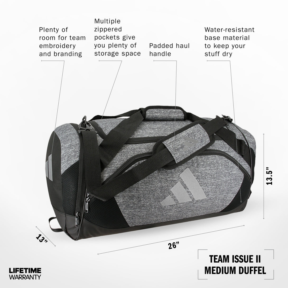 adidas Team Issue II Medium Duffel Unisex Accessories Bags & Backpacks