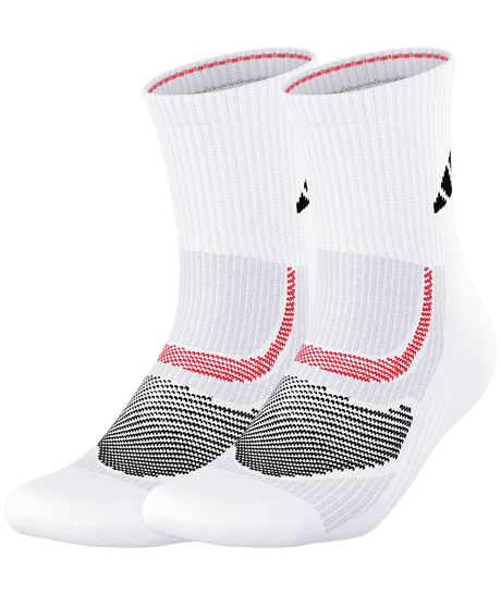 adidas Unisex Superlite Performance 2-Pack High Quarter Socks Unisex Accessories Socks