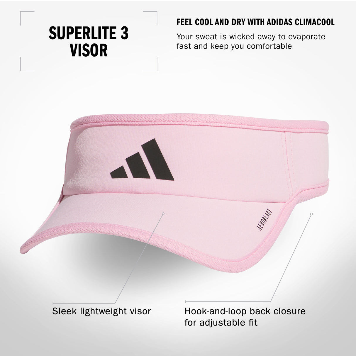 adidas Men's Superlite 3 Visor-2
