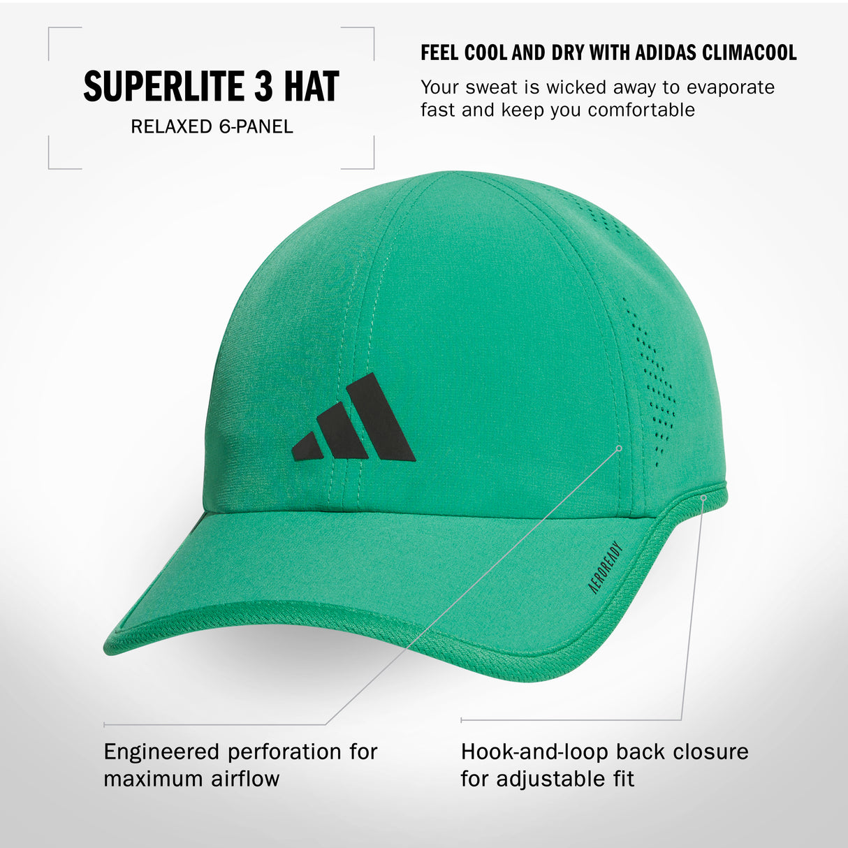 adidas Men's Superlite 3 Hat-2