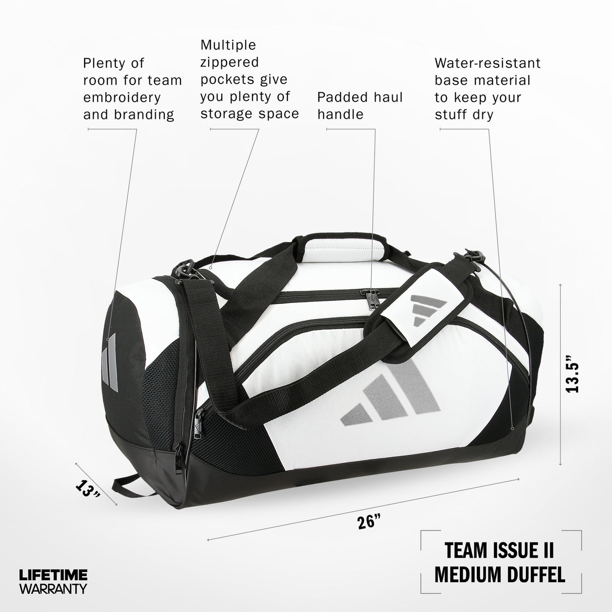adidas Team Issue II Medium Duffel Unisex Accessories Bags & Backpacks