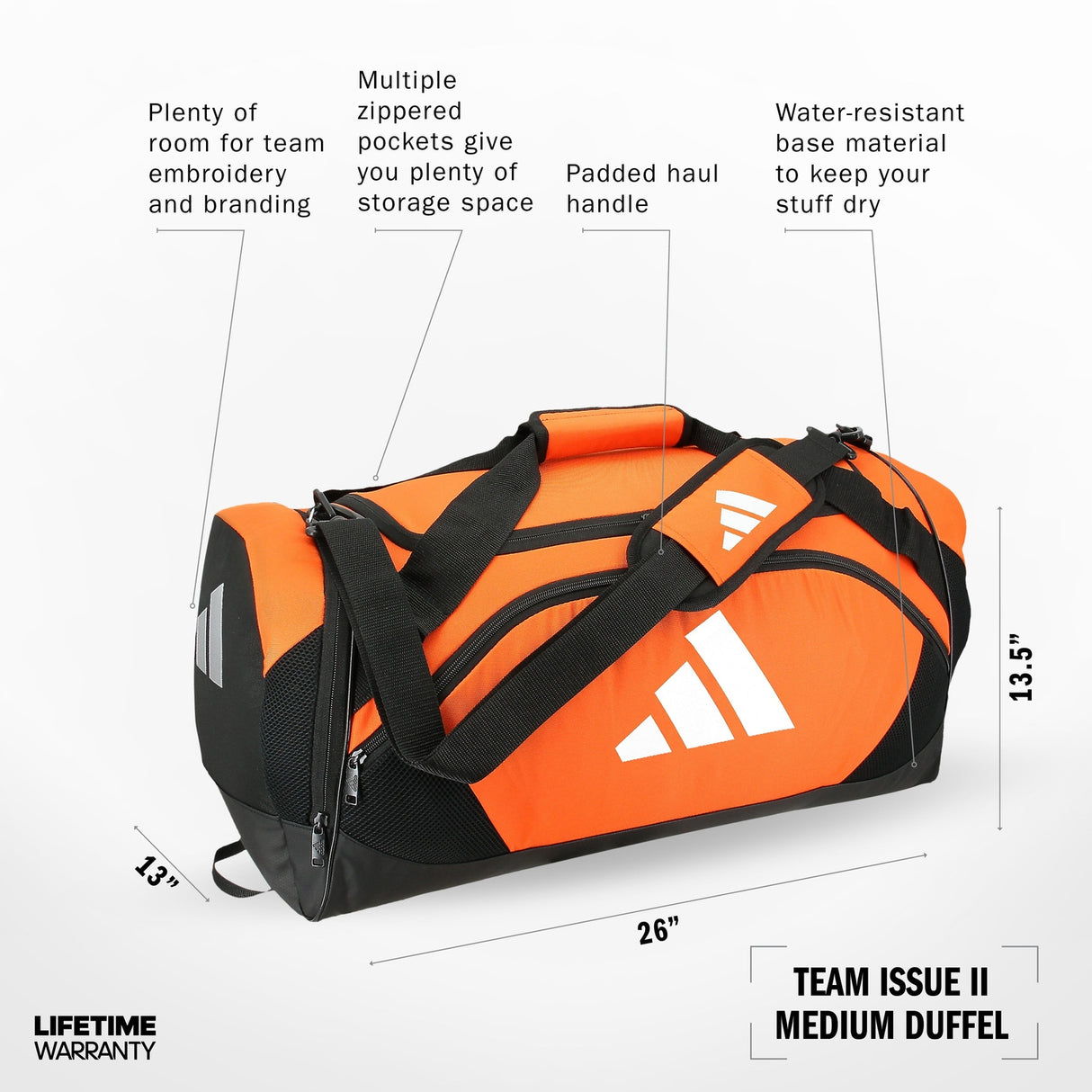 adidas Team Issue II Medium Duffel Unisex Accessories Bags & Backpacks