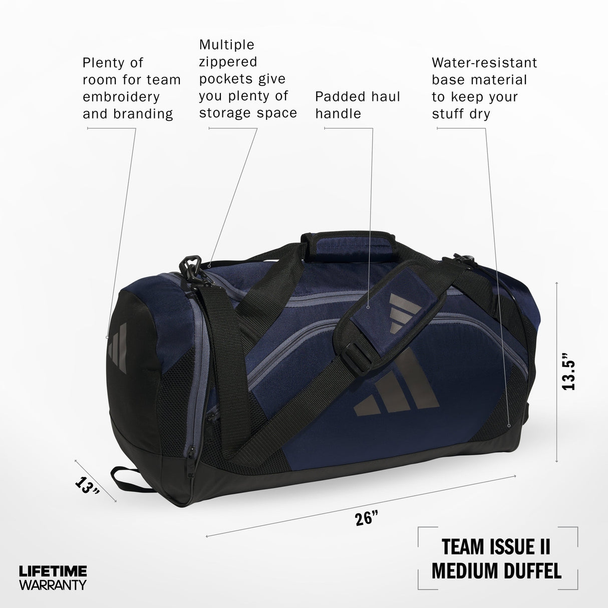 adidas Team Issue II Medium Duffel Unisex Accessories Bags & Backpacks