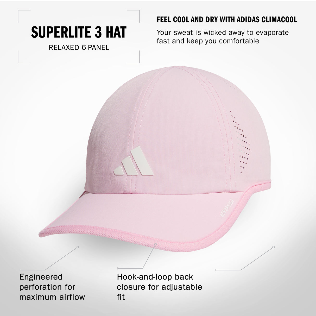 adidas Women's Superlite 3 Hat Unisex Accessories Hats & Caps