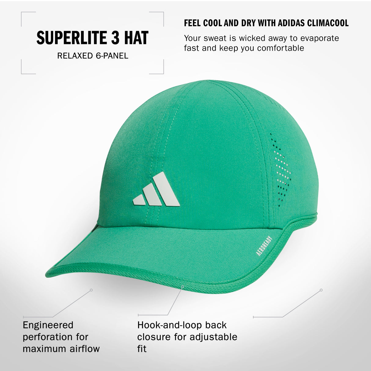 adidas Women's Superlite 3 Hat-2