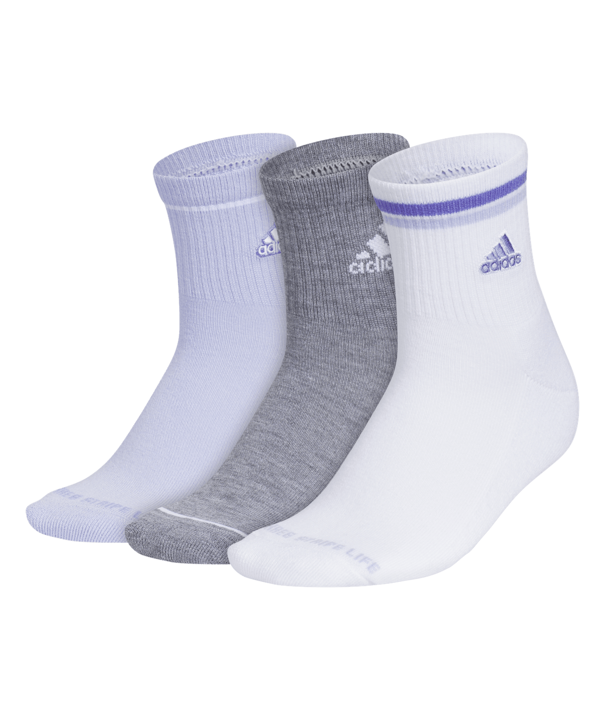 adidas Women's Sport 2.0 High Quarter Socks 3 Pairs Unisex Accessories Socks