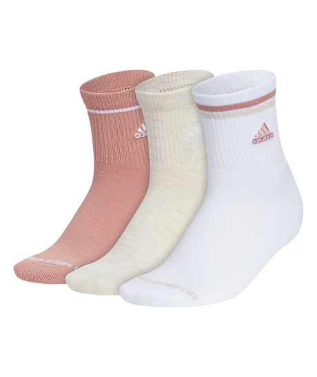 adidas Women's Sport 2.0 High Quarter Socks 3 Pairs Unisex Accessories Socks