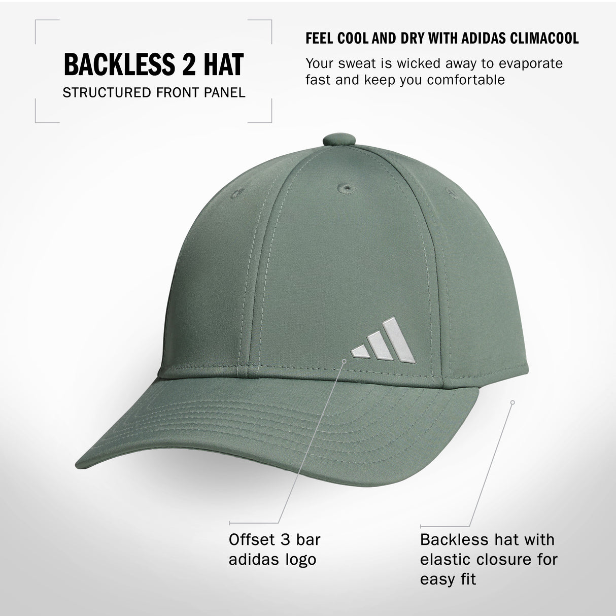adidas Women's Backless 2 Hat-2