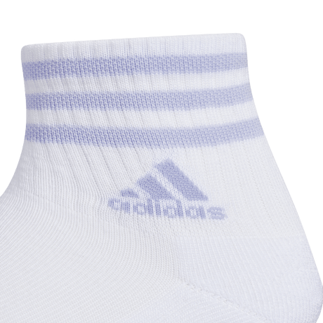 adidas Women's Cushioned 3-Stripe 3.0 3-Pack High Quarter Socks Unisex Accessories Socks