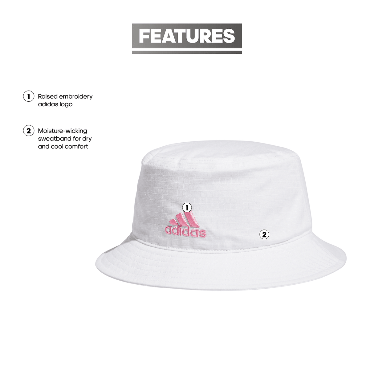 adidas Women's Essentials Plus Bucket Hat Unisex Accessories Hats & Caps