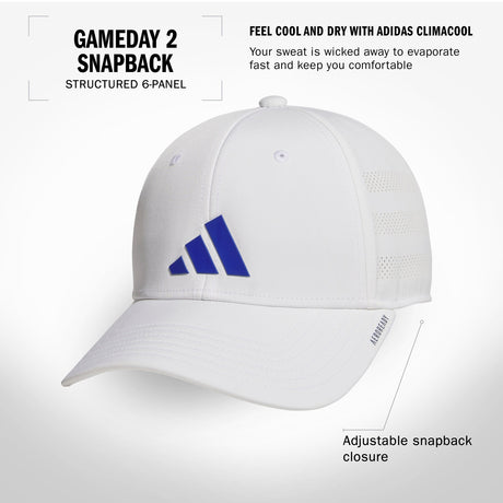 adidas Youth Gameday 2 Snapback Unisex Accessories Hats & Caps