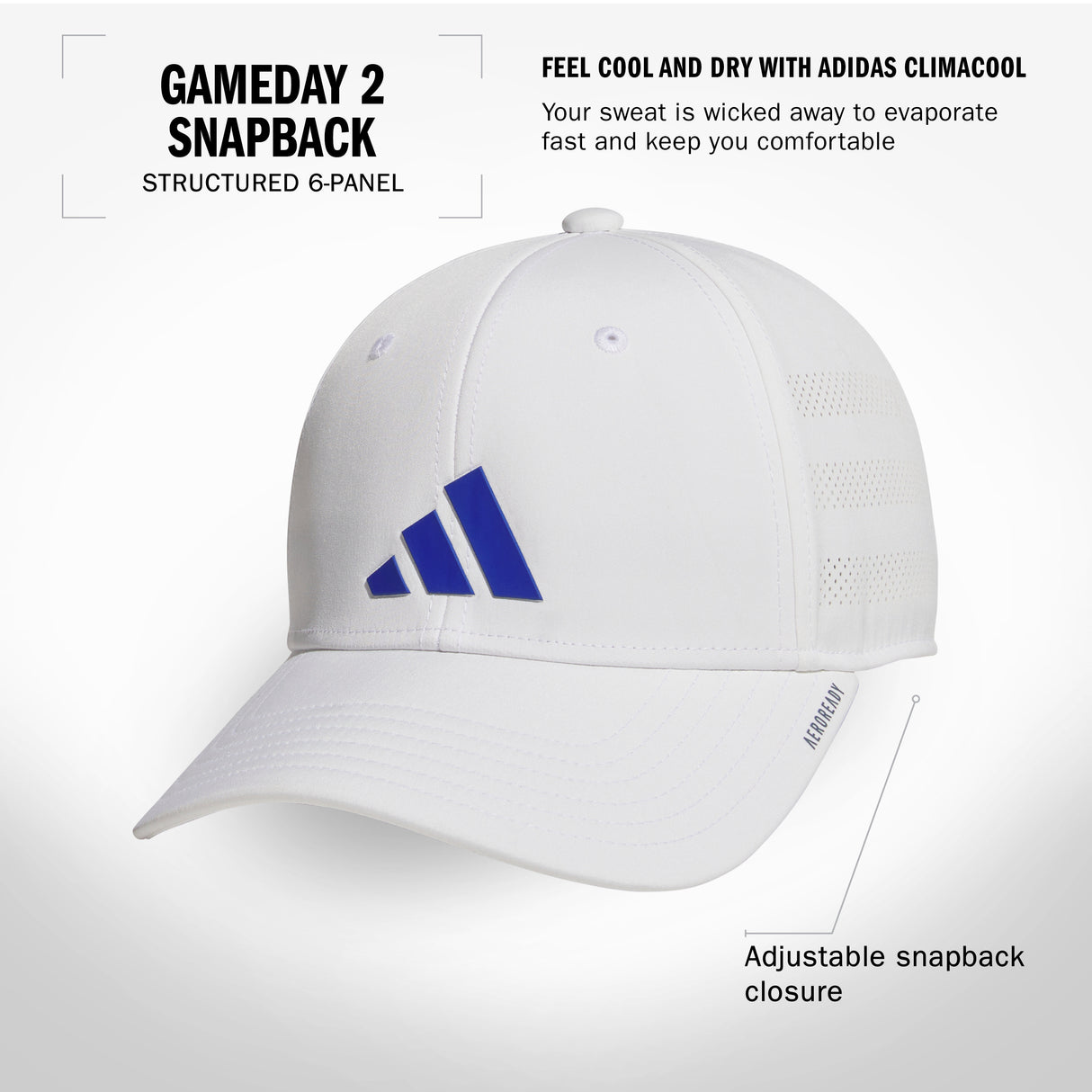 adidas Youth Gameday 2 Snapback-2