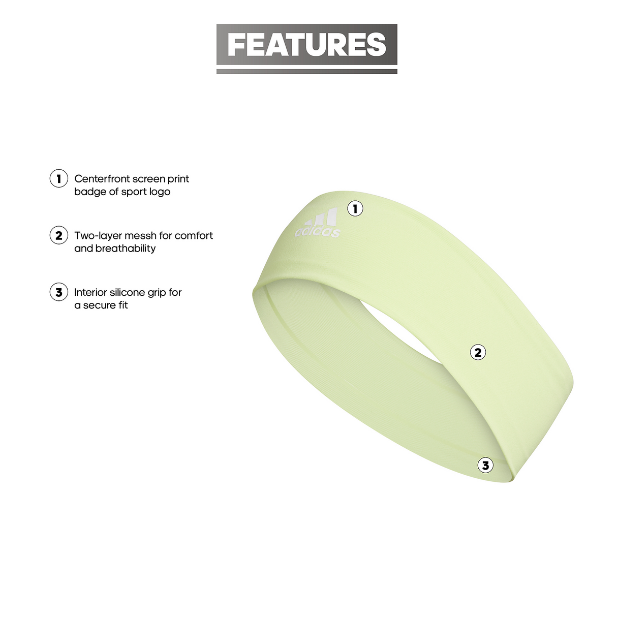 adidas Alphaskin 2.0 Headband-2