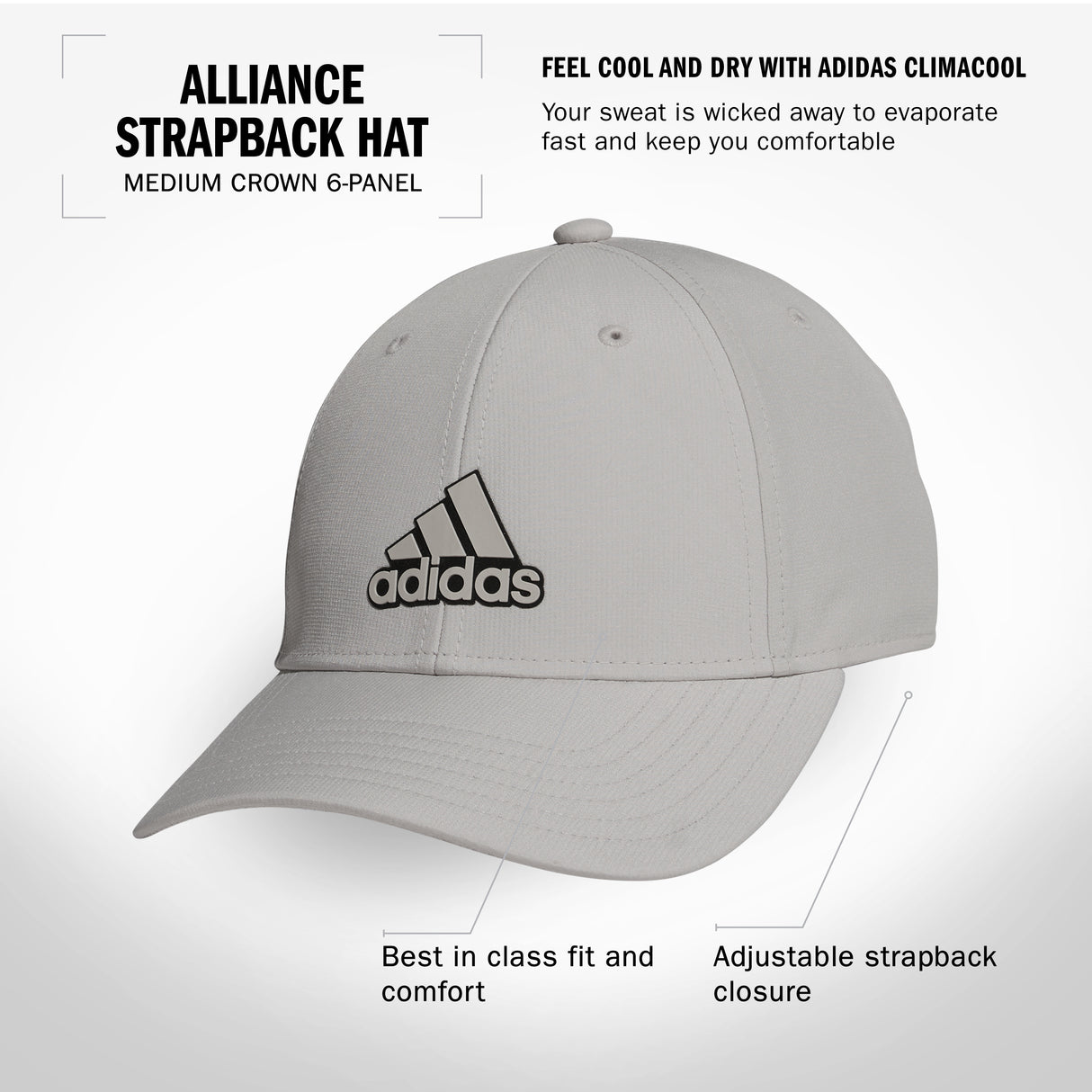 adidas Men's Alliance Strapback Hat-2