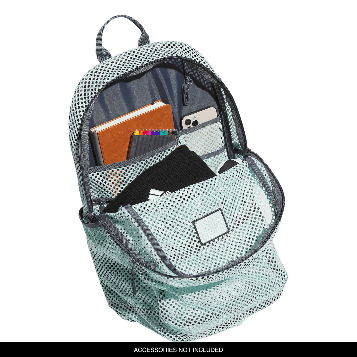 adidas Hermosa II Mesh Backpack Unisex Accessories Bags & Backpacks