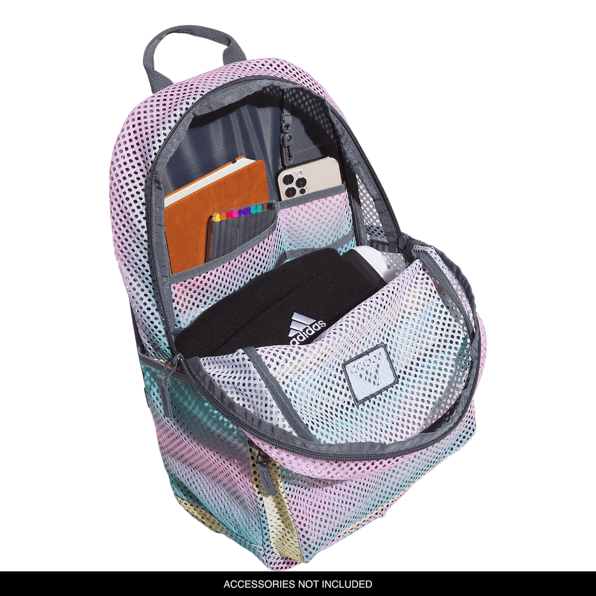 adidas Hermosa II Mesh Backpack Unisex Accessories Bags & Backpacks