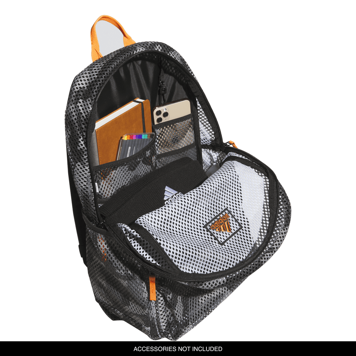 adidas Hermosa II Mesh Backpack Unisex Accessories Bags & Backpacks