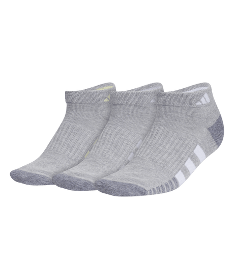 adidas Women's Cushioned 3.0 3-Pack Low Cut Socks Unisex Accessories Socks