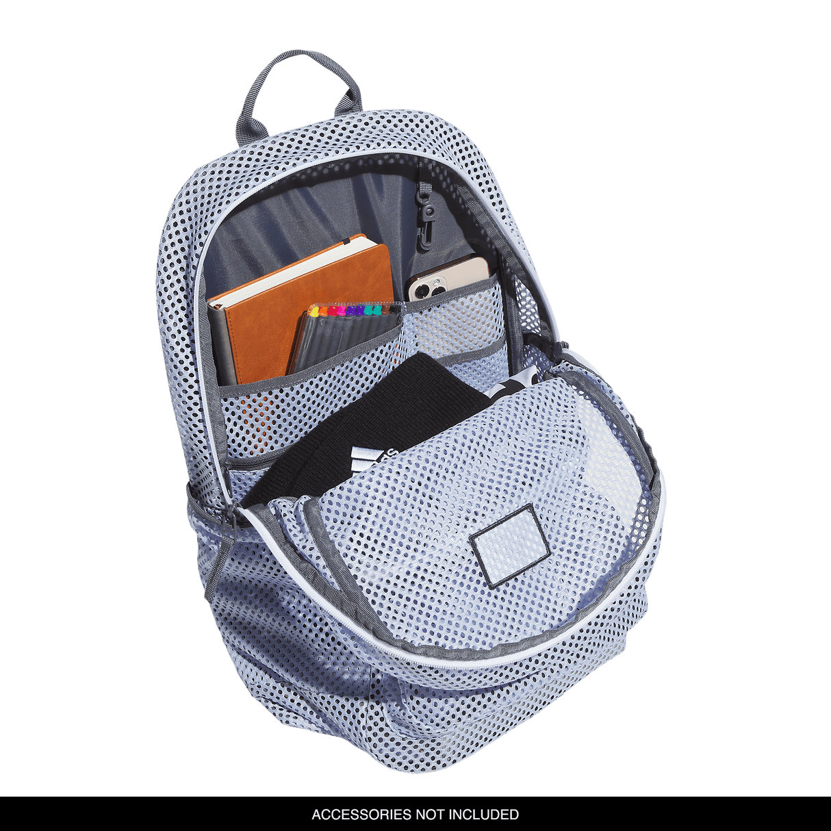 adidas Hermosa II Mesh Backpack Unisex Accessories Bags & Backpacks