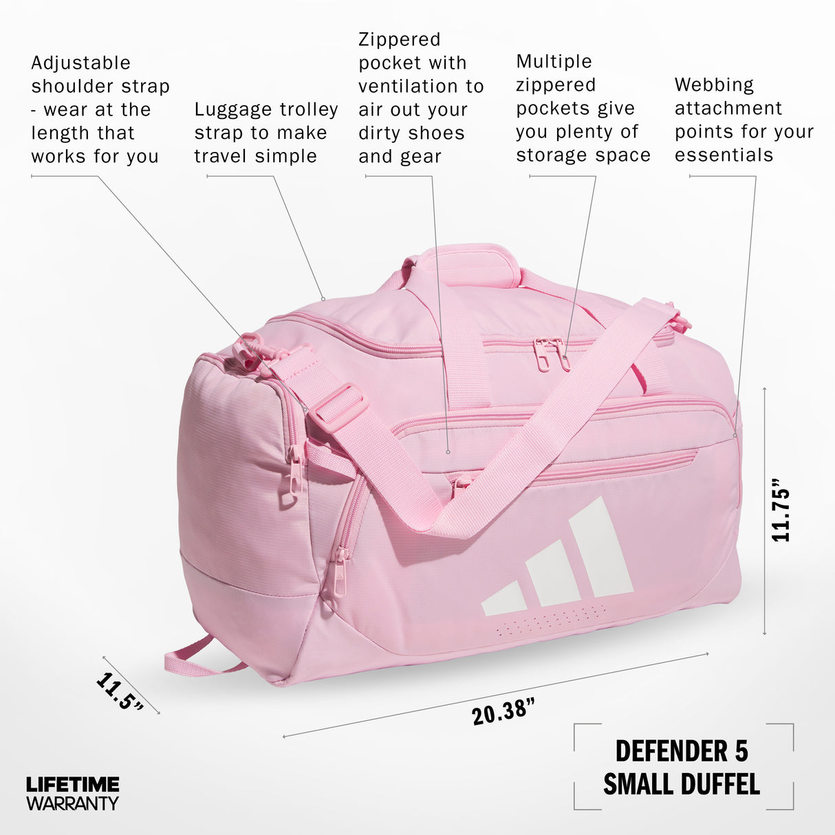 adidas Defender 5 Small Duffel Unisex Accessories Bags & Backpacks