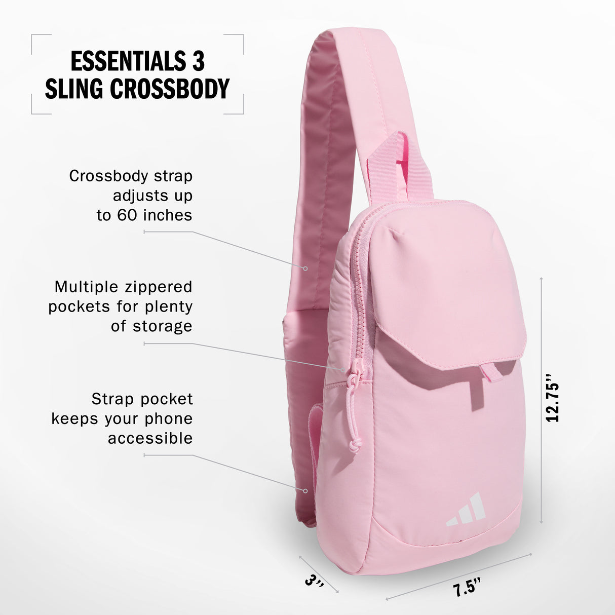 adidas Essentials 3 Sling Unisex Accessories Bags & Backpacks