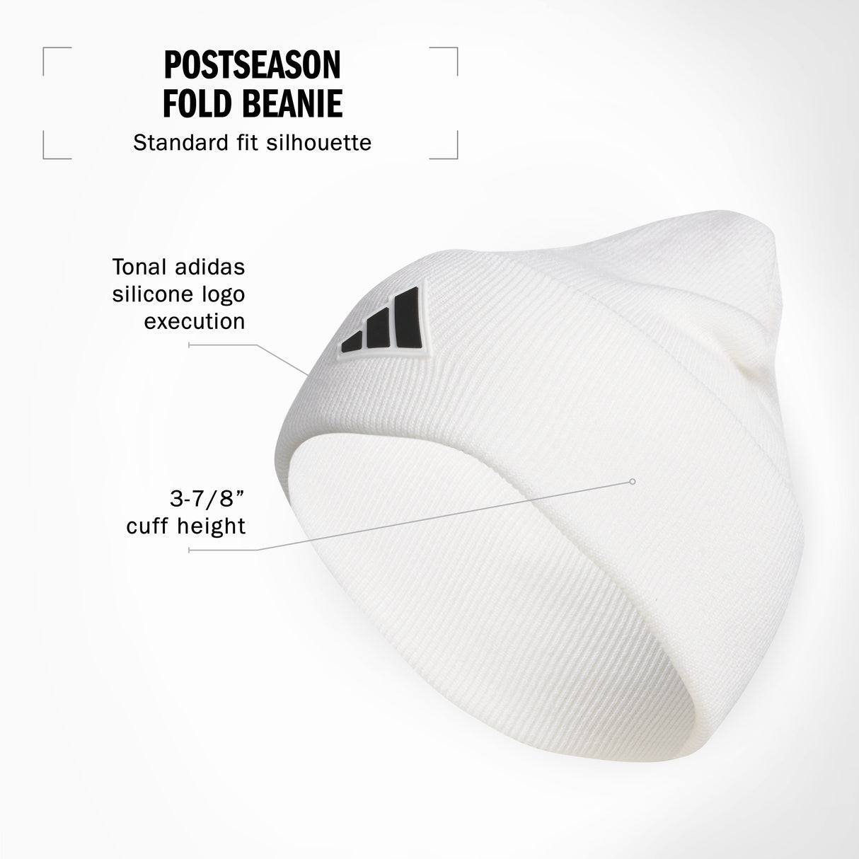 adidas Men's Postseason Fold Beanie-2