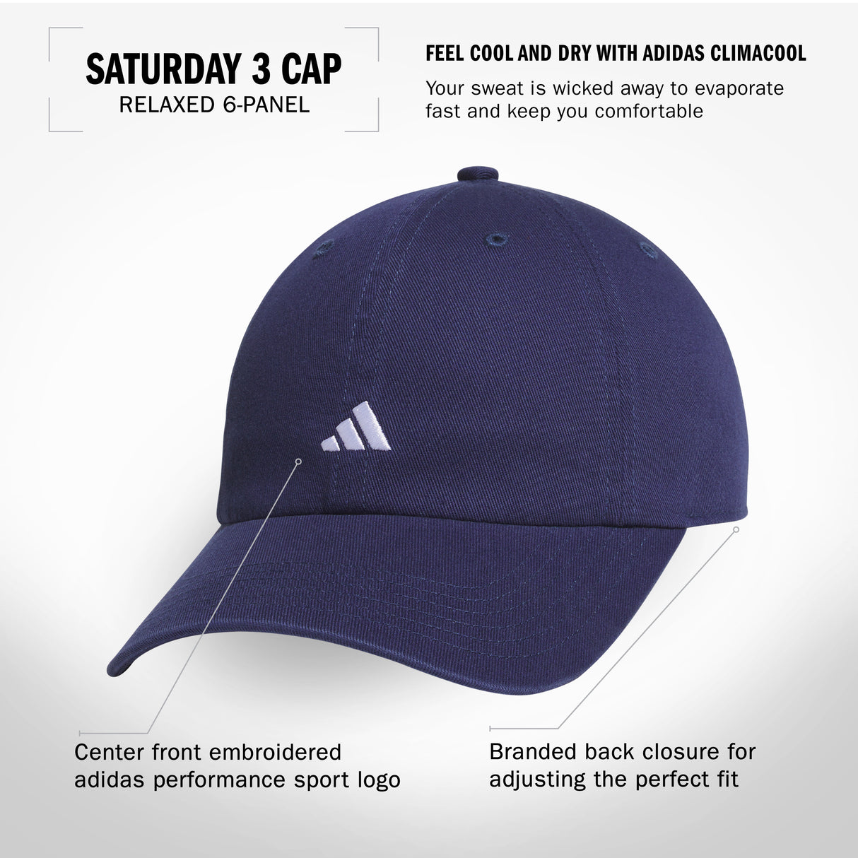 adidas Women's Saturday 3 Cap-2