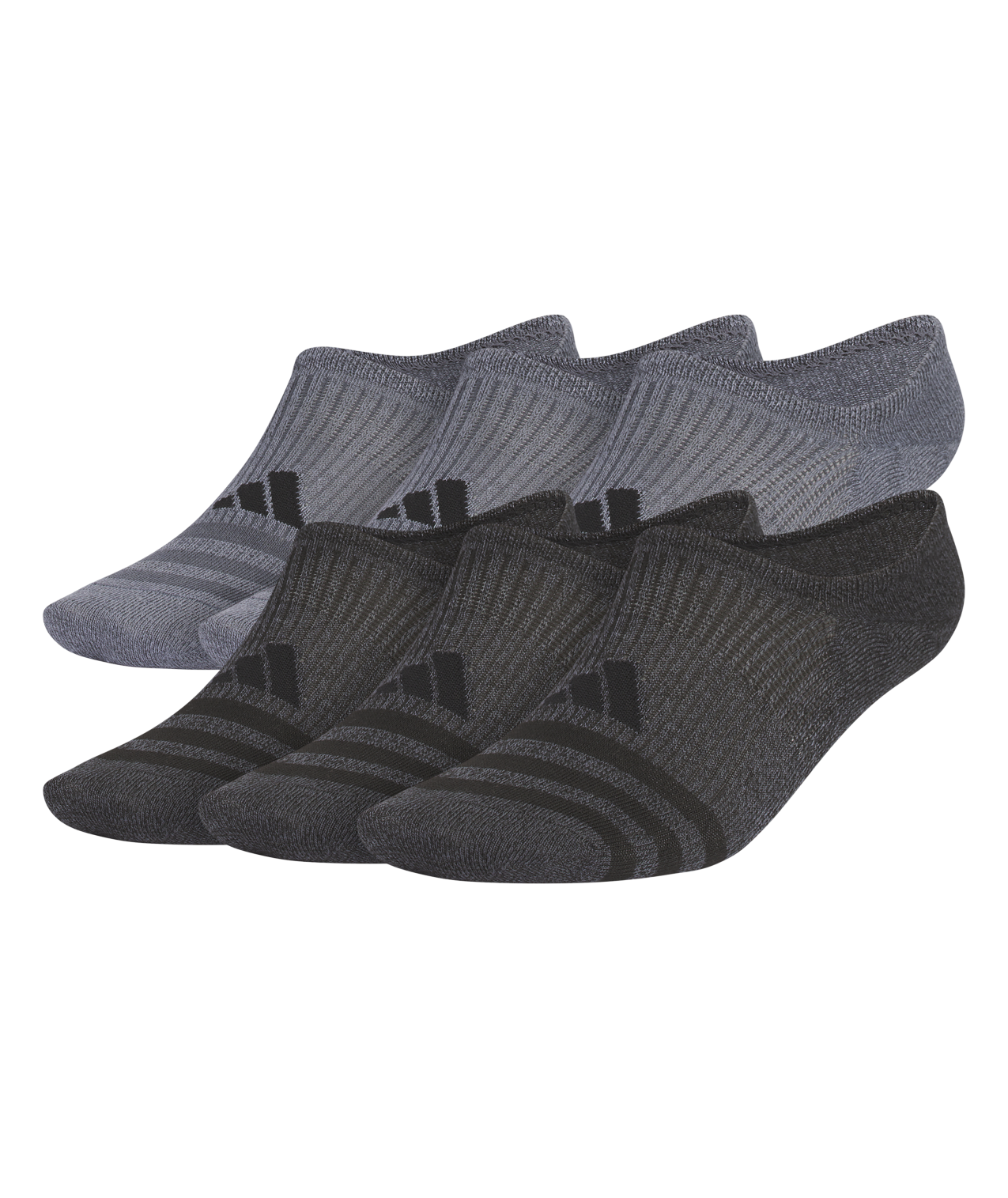 adidas Men's Superlite 3.0 6-Pack Super No Show Sock Unisex Accessories Socks