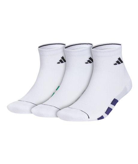 adidas Men's All Day Training 3-Pack Quarter Socks Unisex Accessories Socks