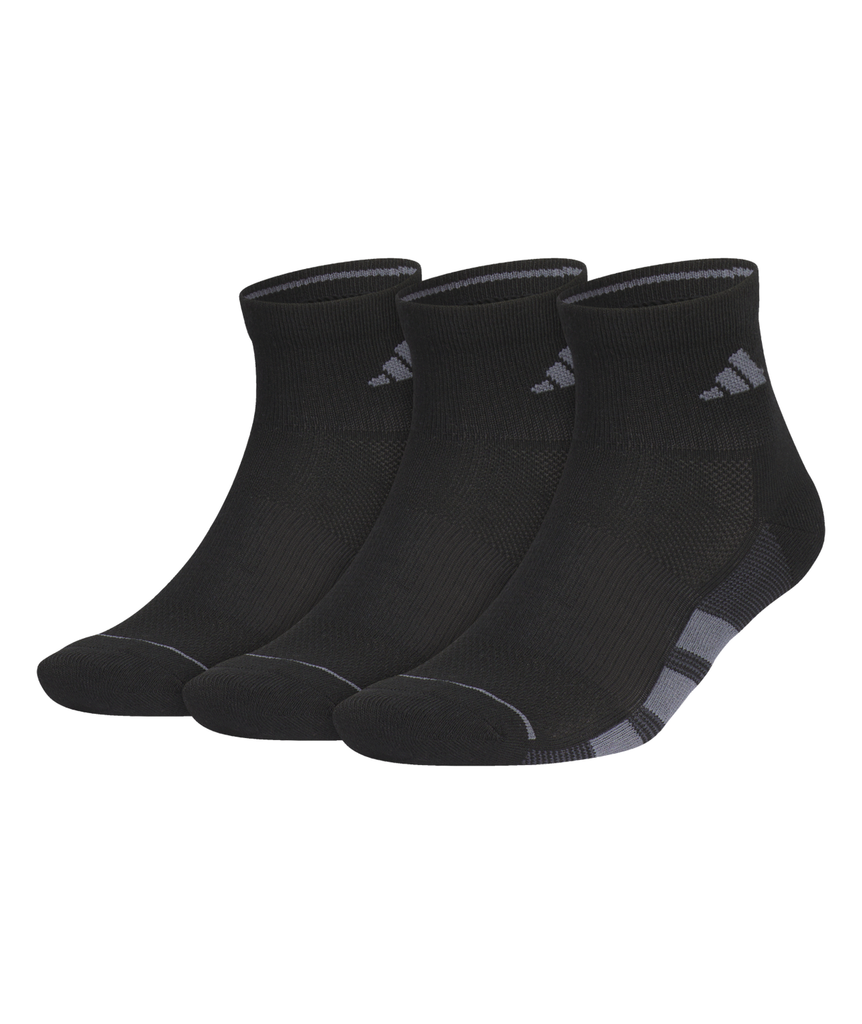 adidas Men's All Day Training 3-Pack Quarter Socks Unisex Accessories Socks