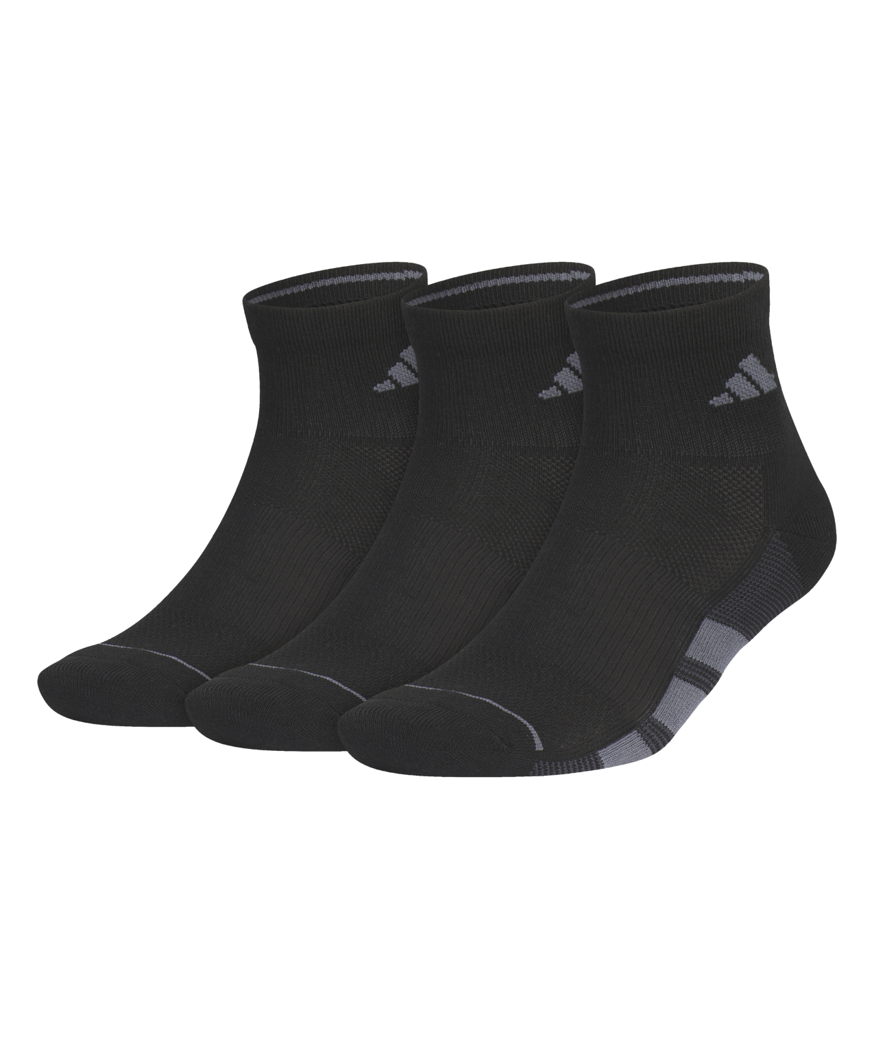 adidas Men's All Day Training 3-Pack Quarter Socks Unisex Accessories Socks