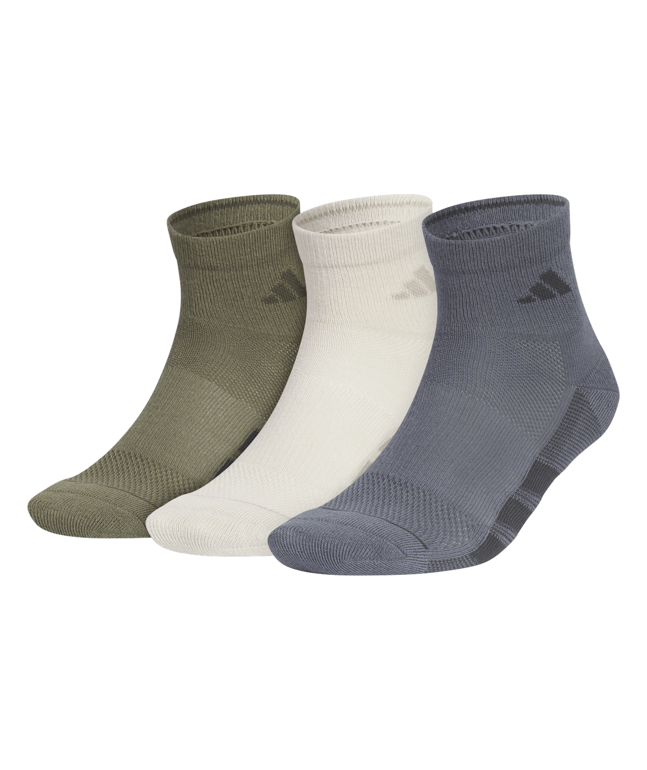 adidas Men's All Day Training 3-Pack Quarter Socks Unisex Accessories Socks