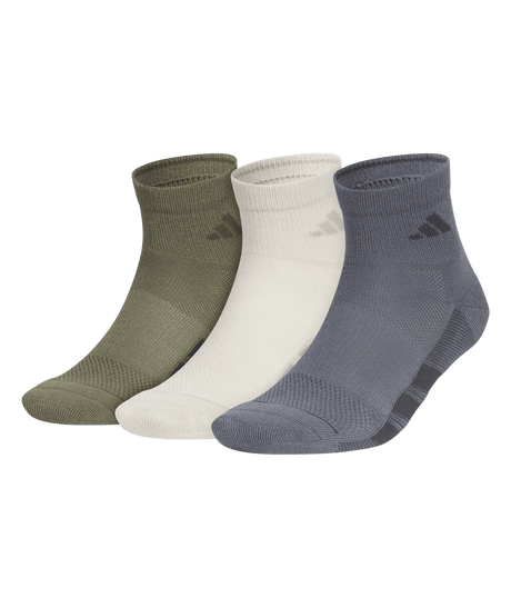 adidas Men's All Day Training 3-Pack Quarter Socks Unisex Accessories Socks