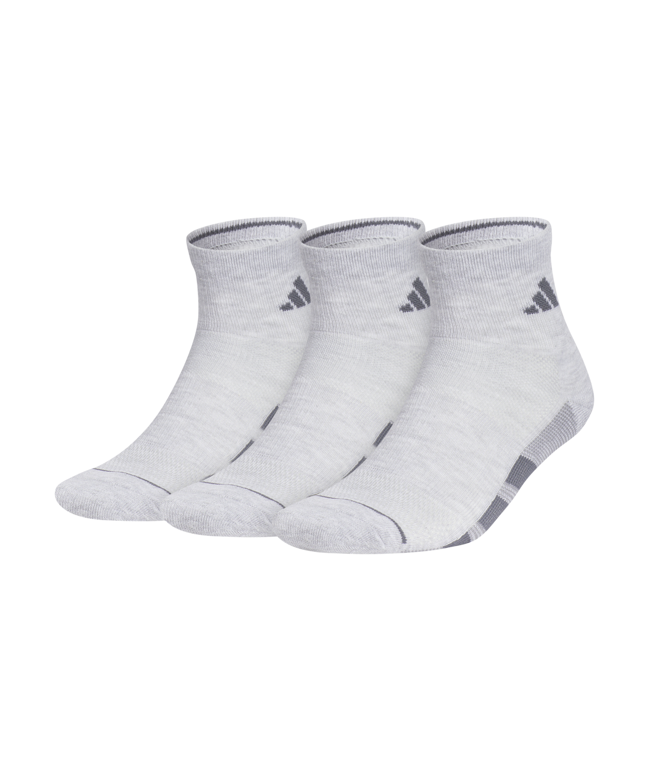 adidas Men's All Day Training 3-Pack Quarter Socks Unisex Accessories Socks