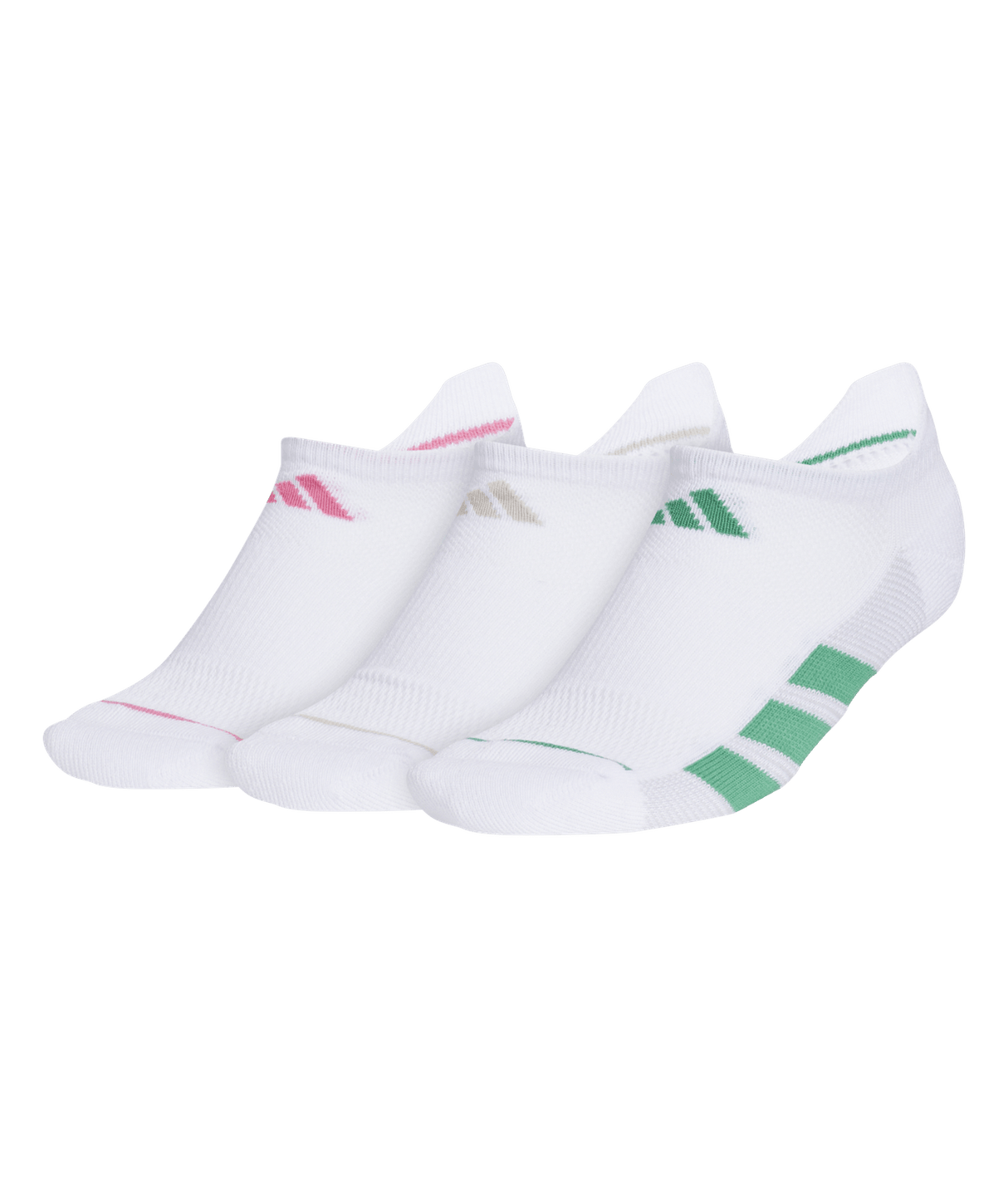 adidas Women's All Day Training 3-Pack No Show Socks Unisex Accessories Socks